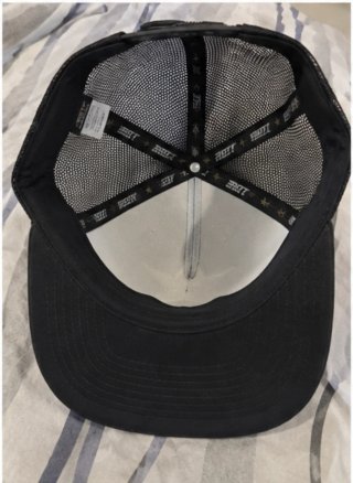 Gorra SHOT Estrella Dorada Negra Blanca