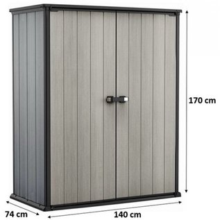 Armario Exterior Keter High Store Plus 1400L