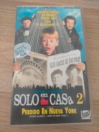 Película VHS Solo en Casa 2: Perdido en Nueva York