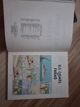 Tintín. Els cigars del faraó. 1979