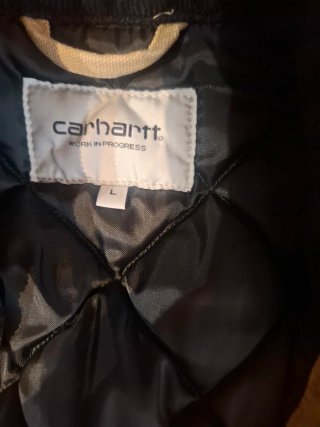 Chaqueta Carhartt Hombre Beige Negra