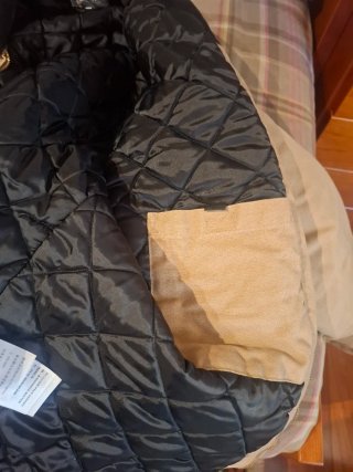 Chaqueta Carhartt Hombre Beige Negra