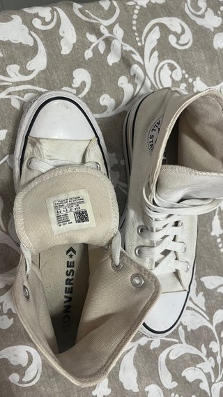 Converse All Star Blancas Mujer Talla 37