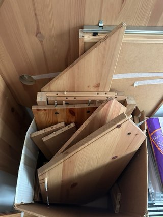 Escritorio Esquinero Ikea Hemnes Madera.