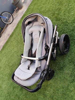 Carrito Bebé Jane Rider 3 Piezas Gris