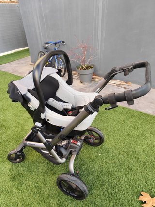 Carrito Bebé Jane Rider 3 Piezas Gris