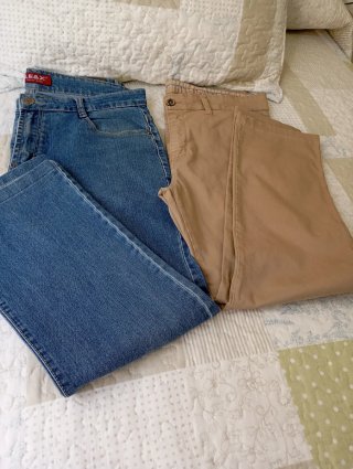 Lote 2 Pantalones Vaqueros Hombre Talla L