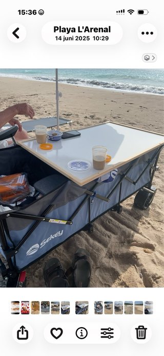 Carro de playa plegable Sekey