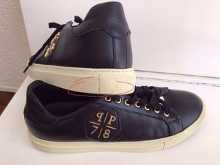 Philipp Plein Sneakers Nere Oro