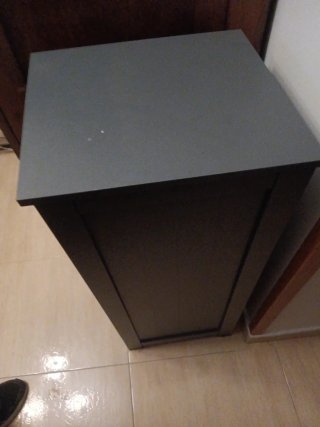 Cajonera de baño gris