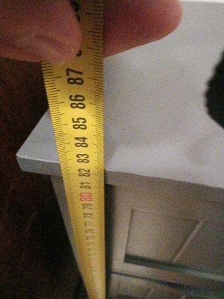 Cajonera de baño gris