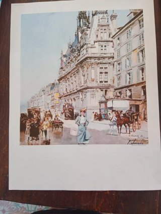 Láminas Maestro Palmero: París y Barcelona