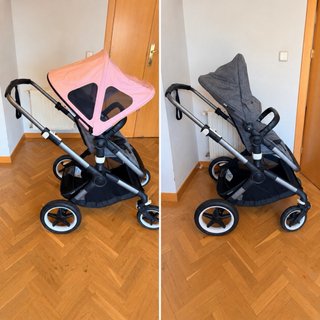 Bugaboo Fox 3 con 2 capotas y colchoneta confort.