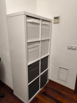 Estantería IKEA KALLAX Blanca 8 Cubos