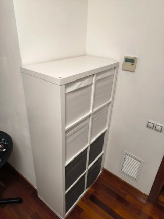 Estantería IKEA KALLAX Blanca 8 Cubos