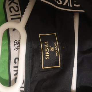 Camisa Sik Silk Negra Talla L Original