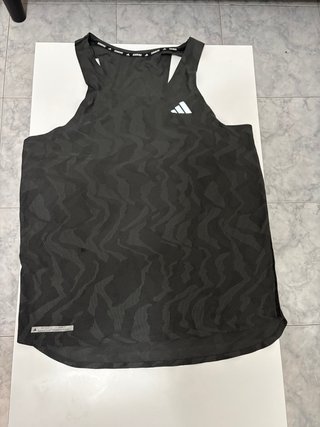 Camiseta Tirantes Negra Adidas Running Heat.Rdy Ta