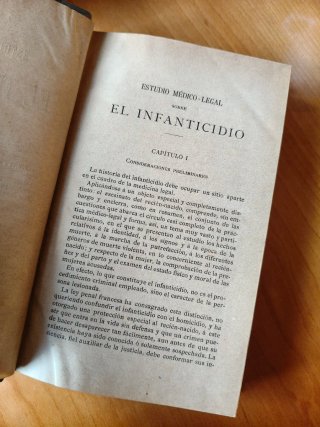 Libro Antiguo 1883 Psiquiatría.