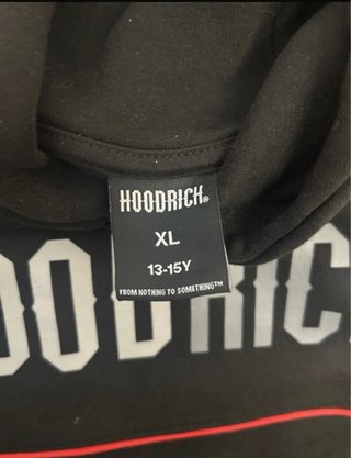 Sudadera Hoodrich Negra Talla XL