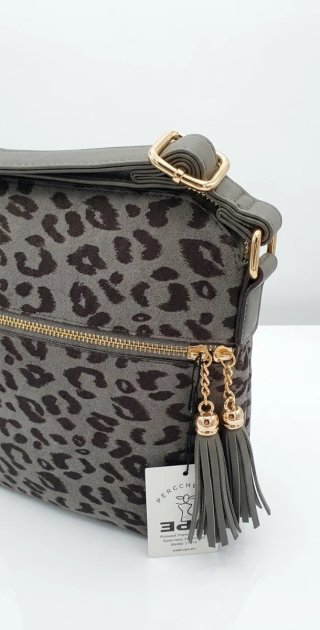 Bolso El Perchero estampado leopardo