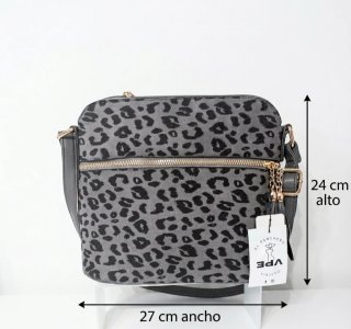 Bolso El Perchero estampado leopardo