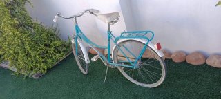 Bicicleta vintage azul