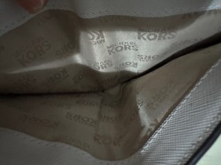 Monedero Michael Kors MK Blanco y Dorado