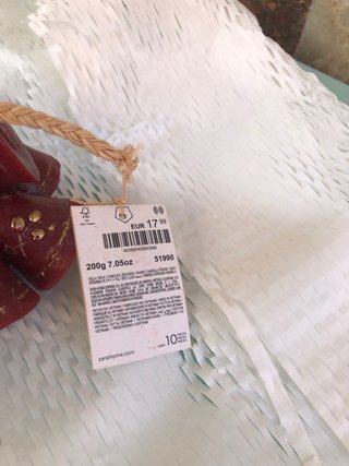 Velas Campana Zara Home Navidad