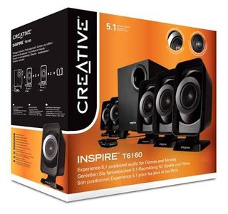 Creative Inspire T6160 Sistema de Altavoces 5.1