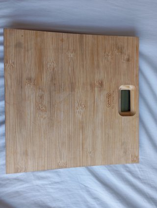 Balanza de cocina digital madera