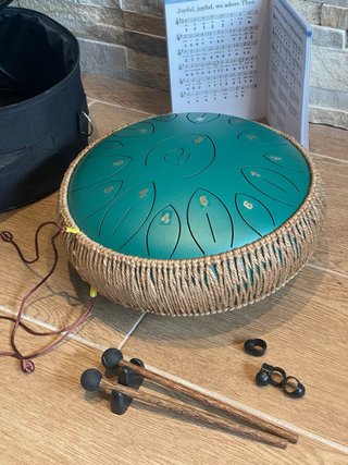 Tambor de lengüeta de acero - tongue drum