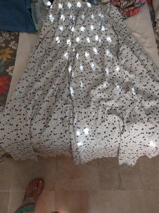 Falda larga estampada