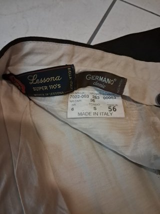 Pantalone Germano –Lessona Super 110'S – Taglia 56