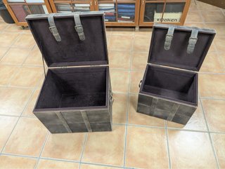 Set 2 Cajas Piel Sia Vintage