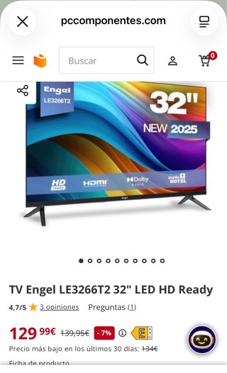 Televisor Engel Negro