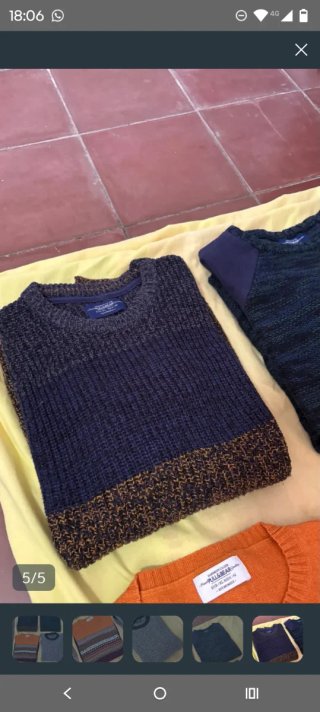 Lote 4 jerseys Pull&Bear