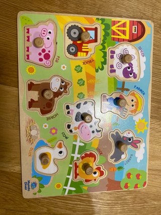Puzzle infantil Mundo Diver granja