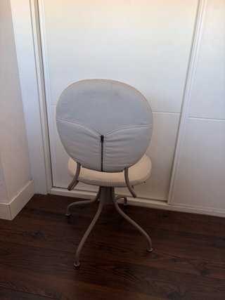 Silla de escritorio giratoria beige