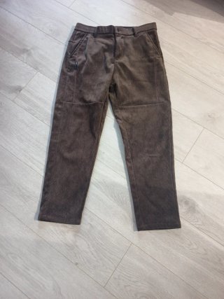 Pantalón pana marrón borreguillo