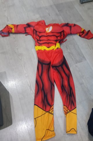 Disfraz Flash niño talla s 4 a 6 años