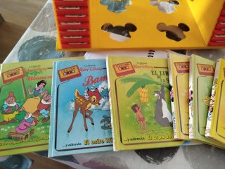 Collezione 30 Libri Disney + Cassette Anni 80/90