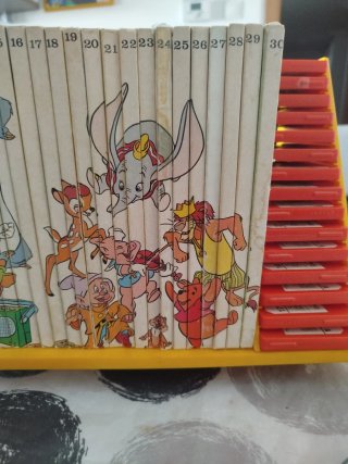 Collezione 30 Libri Disney + Cassette Anni 80/90