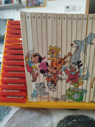 Collezione 30 Libri Disney + Cassette Anni 80/90