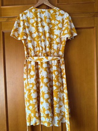Vestido amarillo flores L