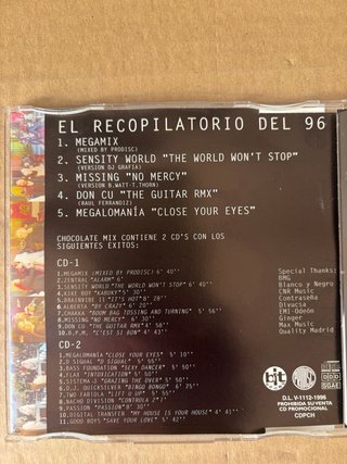 CD Chocolate Mix Compilatorio