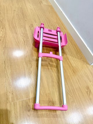 Carrito para mochila escolar rosa