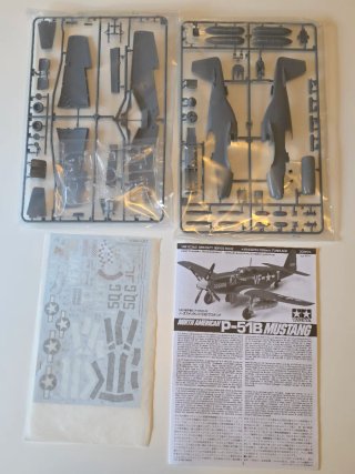 Maqueta Tamiya P-51B Mustang 1/48 Ref 61042