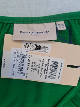 Vestido T 48. Con etiquetas  Ver medidas