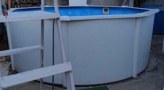 Piscina desmontable con depuradora