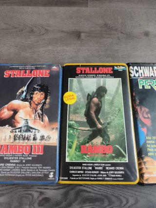 Colección VHS: Terminator, Rambo III, Commando